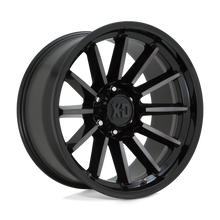 Load image into Gallery viewer, XD85579077418 - XD XD855 Luxe 17X9 6X120  18mm Gloss Black Machined With Gray Tint - DLHW Wheels Canada