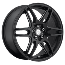 Load image into Gallery viewer, M106177510+45 - Niche M106 NR6 17X7.5 4X100 4X108 45mm Matte Black Milled - BCDQ Wheels Canada