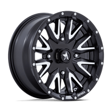 Load image into Gallery viewer, MA049MD24704800 - MSA Offroad M49 Creed 24X7 4X137 0mm Matte Black Machined - MSA Offroad Wheels Canada