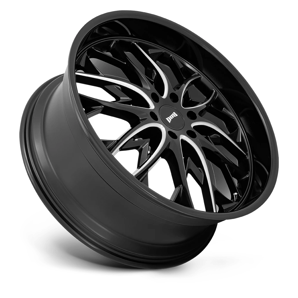 S263229589+30 - DUB S263 Og 22X9.5 6X135  30mm Gloss Black Milled - DLSN Wheels Canada