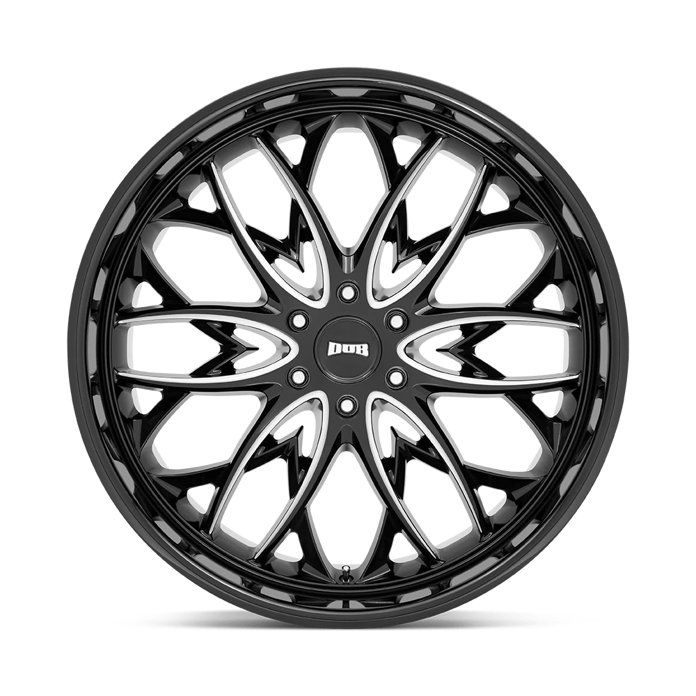S263229589+30 - DUB S263 Og 22X9.5 6X135  30mm Gloss Black Milled - DLSN Wheels Canada