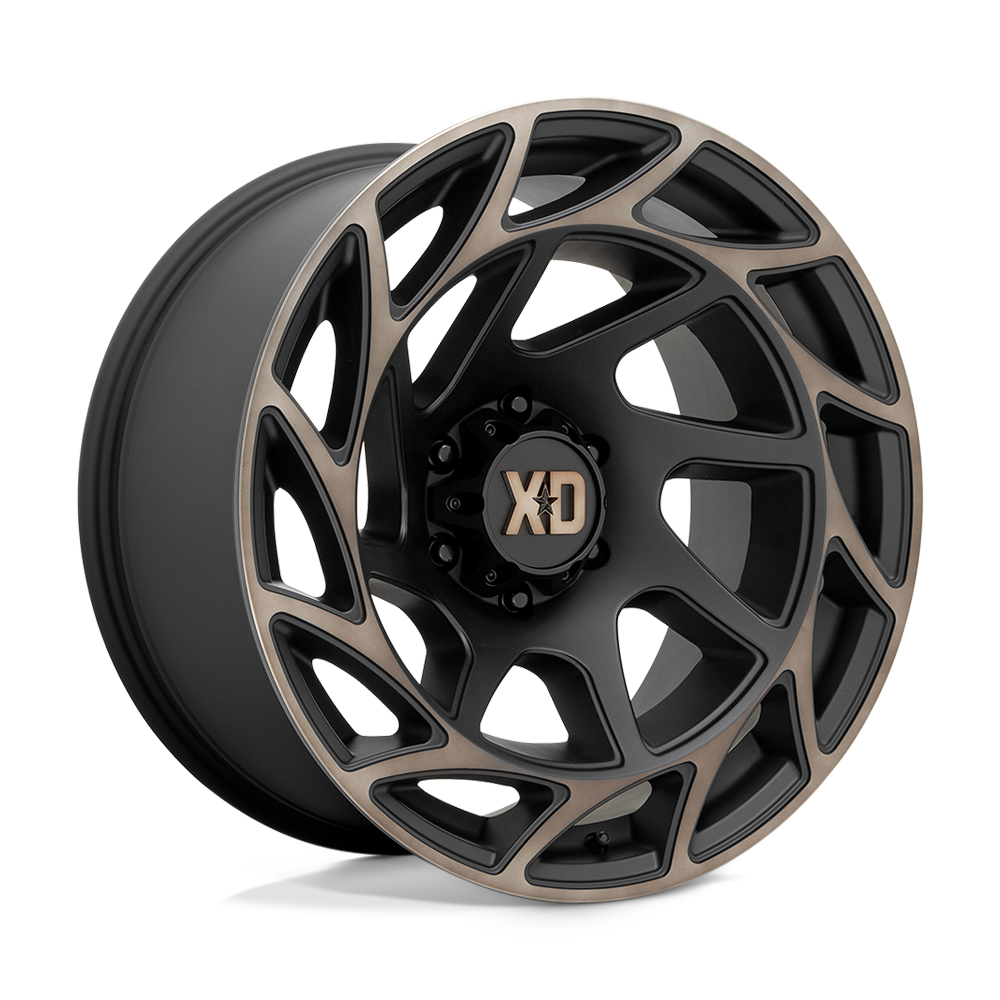XD86021068618N - XD XD860 Onslaught 20X10 6X139.7 -18 mm Satin Black With Bronze Tint - DLHW Wheels Canada