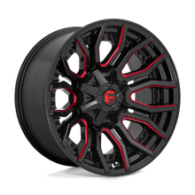 Load image into Gallery viewer, D71220008247 - Fuel Offroad D712 Rage 20X10 8X165.1 -18 mm Gloss Black Red Tinted Clear - GLVV Wheels Canada