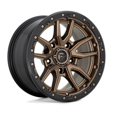 Load image into Gallery viewer, D68117907545 - Fuel Offroad D681 Rebel 17X9 5X127 -12 mm Matte Bronze Black Bead Ring - GLVV Wheels Canada