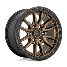 Load image into Gallery viewer, D68120008447 - Fuel Offroad D681 Rebel 20X10 6X139.7 -18 mm Matte Bronze Black Bead Ring - GLVV Wheels Canada
