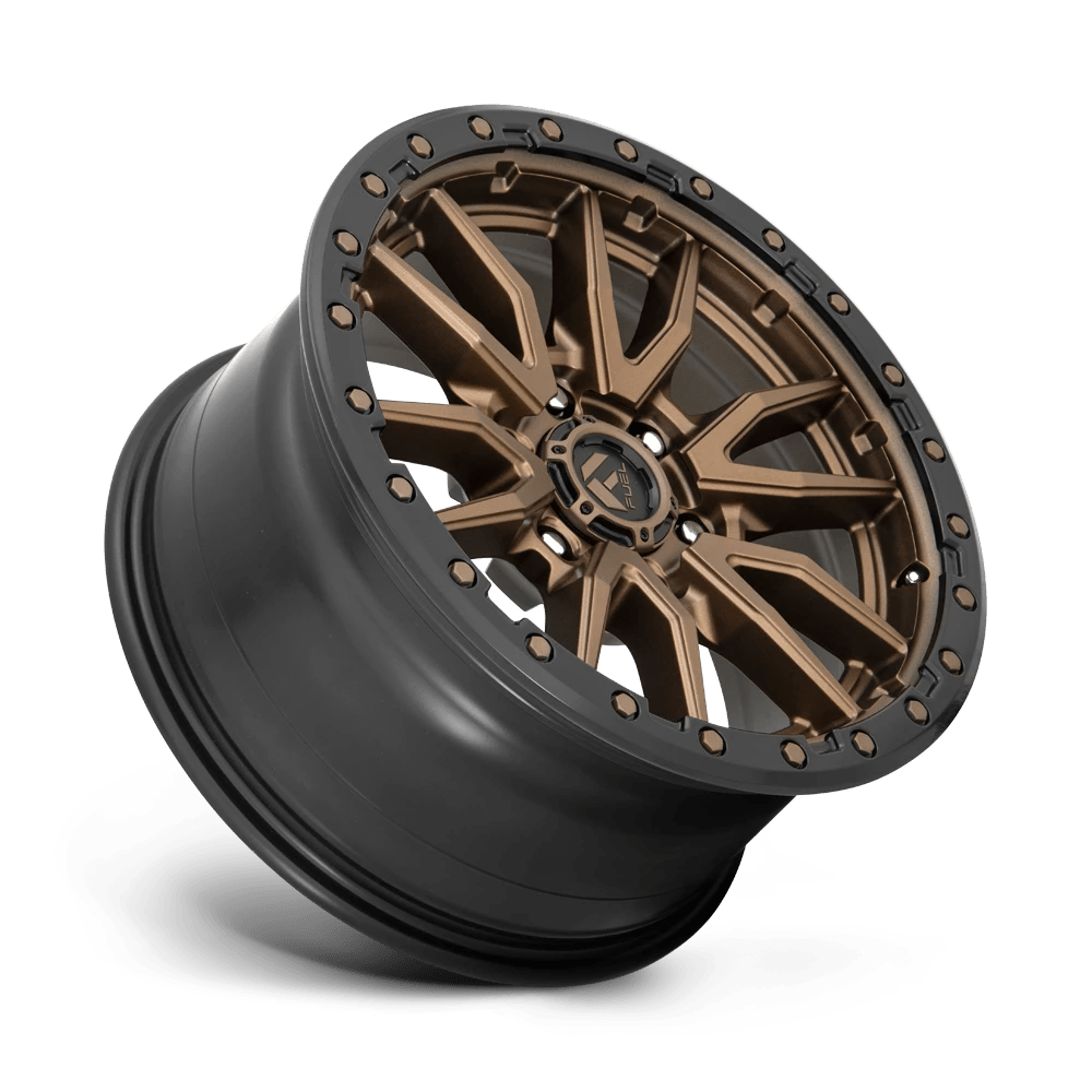 D68117908945 - Fuel Offroad D681 Rebel 17X9 6X135 -12 mm Matte Bronze Black Bead Ring - GLVV Wheels Canada