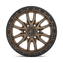Load image into Gallery viewer, D68122908457 - Fuel Offroad D681 Rebel 22X9 6X139.7  20mm Matte Bronze Black Bead Ring - GLVV Wheels Canada