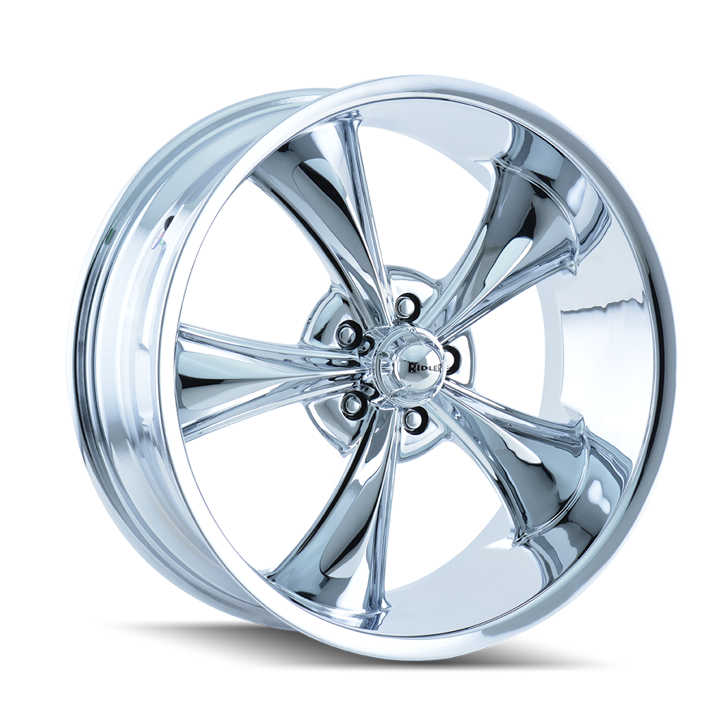 695-8873C - Ridler 695 18X8 5X127 0mm Chrome - Ridler Wheels Canada