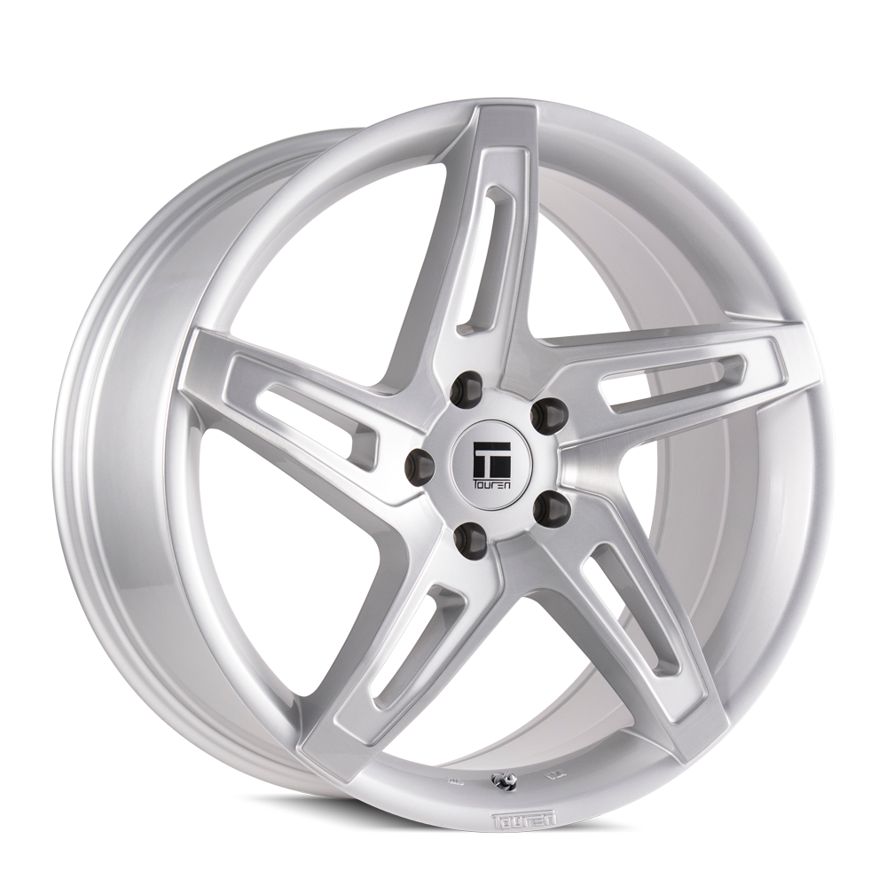 3504-8845SB40 - Touren TF04 18X8 5X112 40mm Brushed Silver - Touren Wheels Canada