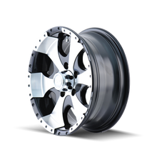 Load image into Gallery viewer, 136-5665BX - ION Alloy 136 15X6 5X114.3 0mm Black And Machined - Ion Alloy Wheels Canada