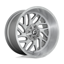 Load image into Gallery viewer, D71522205747 - Fuel Offroad D715 Triton Platinum 22X12 5X127 5X139.7 -43 mm Brushed Gun Metal Tinted Clear - GLVV Wheels Canada