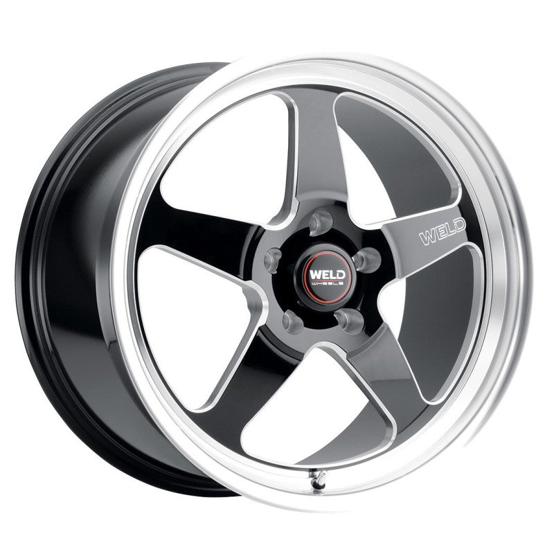 S15570086P10 - WELD Street Performance Ventura Drag 17X10 5X135 +10MM Gloss Black Milled & Diamond Lip - WELD Street Performance Wheels Canada
