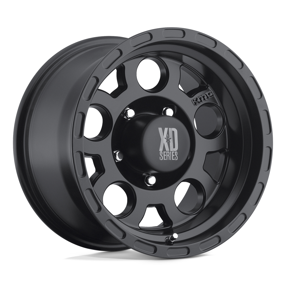 XD12257060706N - XD XD122 Enduro 15X7 6X139.7 -6 mm Matte Black - DLHW Wheels Canada