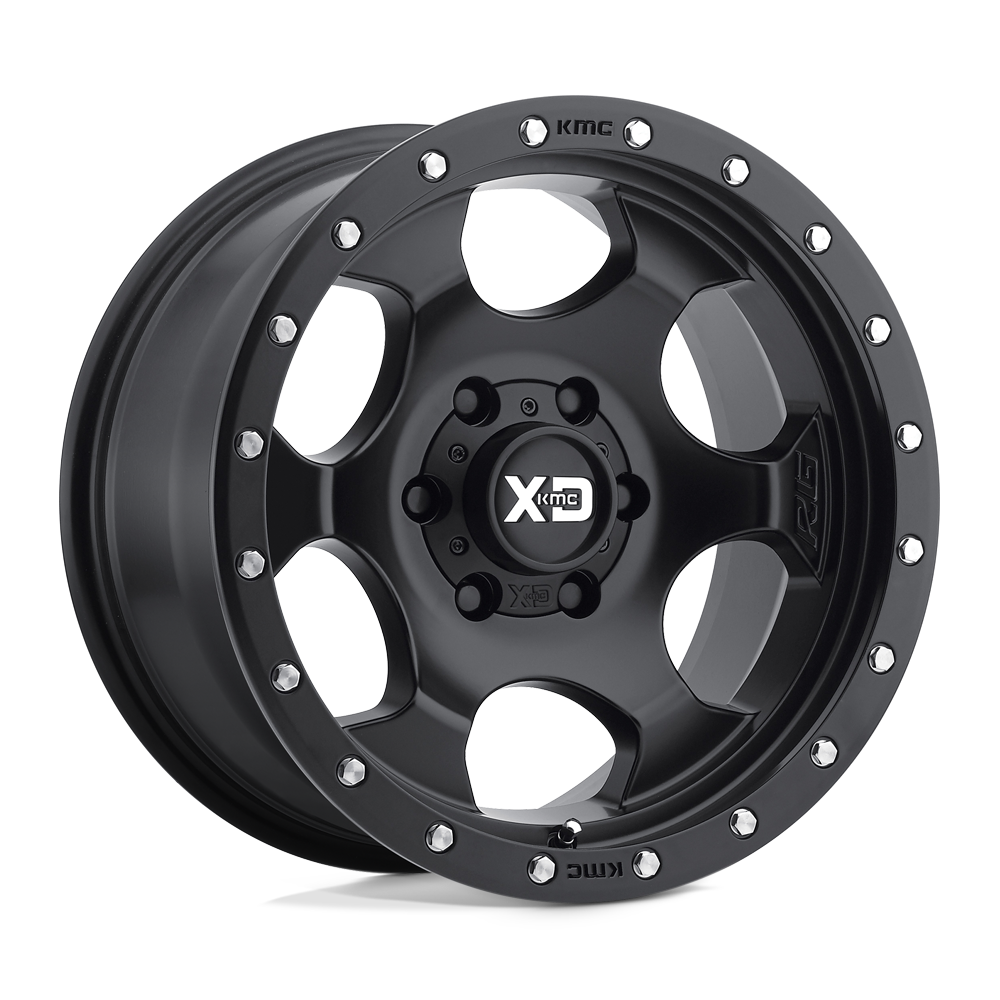 XD13178050700 - XD XD131 RG1 17X8 5X127  0mm Satin Black With Reinforcing Ring - DLHW Wheels Canada