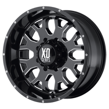 Load image into Gallery viewer, XD80879063300 - XD XD808 Menace 17X9 6X135  0mm Gloss Black With Milled Accents - DLHW Wheels Canada