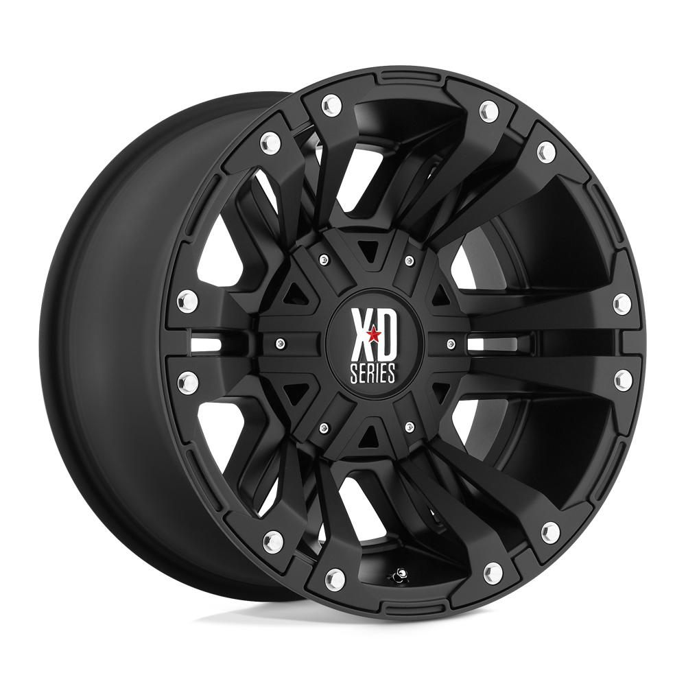 XD82289086718 - XD XD822 Monster 18X9 5X139.7 5X150 18mm Matte Black - DLHW Wheels Canada