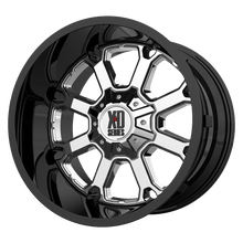 Load image into Gallery viewer, XD82521067924N - XD XD825 Buck 20X10 6X135 6X139.7 -24 mm Pvd Center Gloss Black Lip - DLHW Wheels Canada