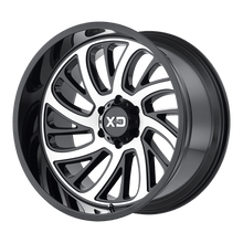 Load image into Gallery viewer, XD82621068524N - XD XD826 Surge 20X10 6X139.7 -24 mm Gloss Black With Machined Face - DLHW Wheels Canada