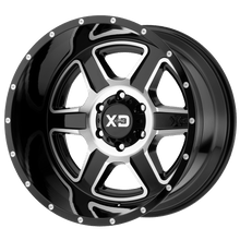 Load image into Gallery viewer, XD83229068512N - XD XD832 Fusion 20X9 6X139.7 -12 mm Gloss Black Machined - DLHW Wheels Canada