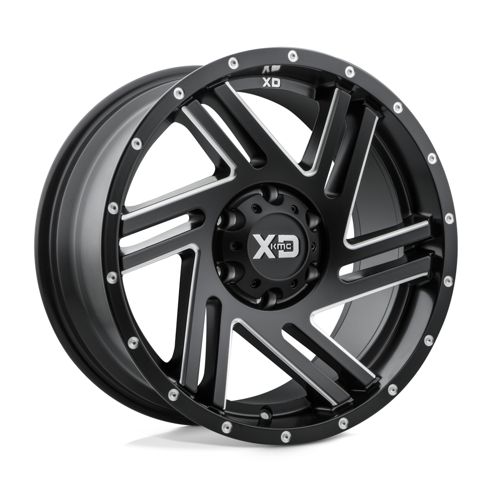 XD83521287944N - XD XD835 Swipe 20X12 8X170 -44 mm Satin Black Milled - DLHW Wheels Canada