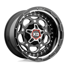 Load image into Gallery viewer, XD83729086300 - XD XD837 Demodog 20X9 5X139.7 5X150 0mm Gloss Black Milled - DLHW Wheels Canada