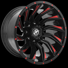 Load image into Gallery viewer, XF-224261461351397-76GBML - XF Offroad XF-224 26X14 6X135/6X139.7 -76mm Gloss Black Milled - XF Offroad Wheels Canada