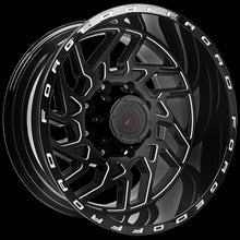 Load image into Gallery viewer, XR32015-Forged Wheels XR103 20X12 5x127/5x139.7 5x139.7 -44 Gloss Black -Milled Lip-Forged Wheels Canada