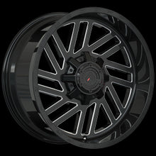 Charger l&#39;image dans la galerie, XR72002-Forged Wheels XR107 20X10 5x139.7 -12 Gloss Black w Milled Edges-Forged Wheels Canada