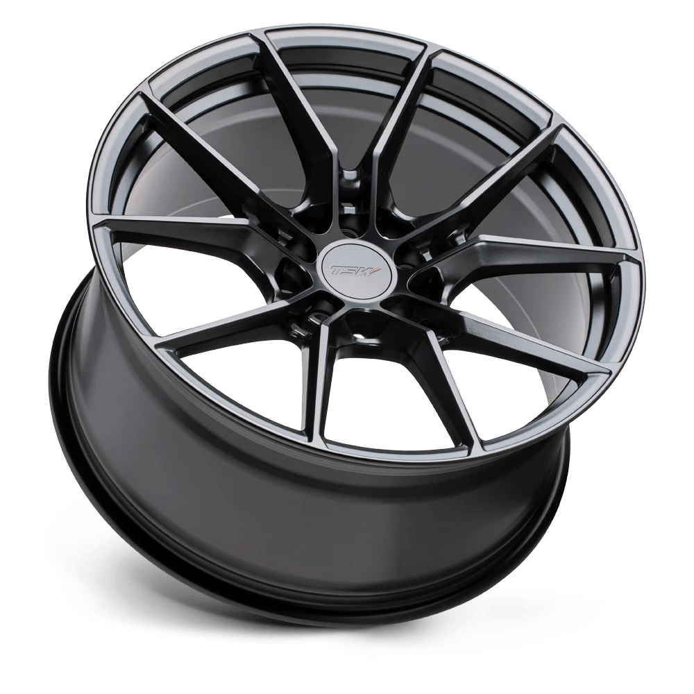 1885NPT325112B66 - TSW Neptune 18X8.5 5X112  32mm Semi Gloss Black - BHRN Wheels Canada