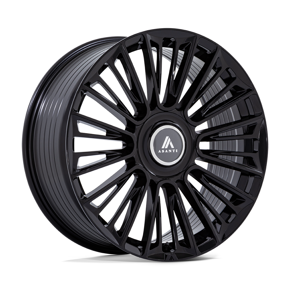AB049BX26106630 - Asanti Black AB049 Premier 26X10 6X135/6X139.7 30mm Gloss Black - Asanti Black Wheels Canada
