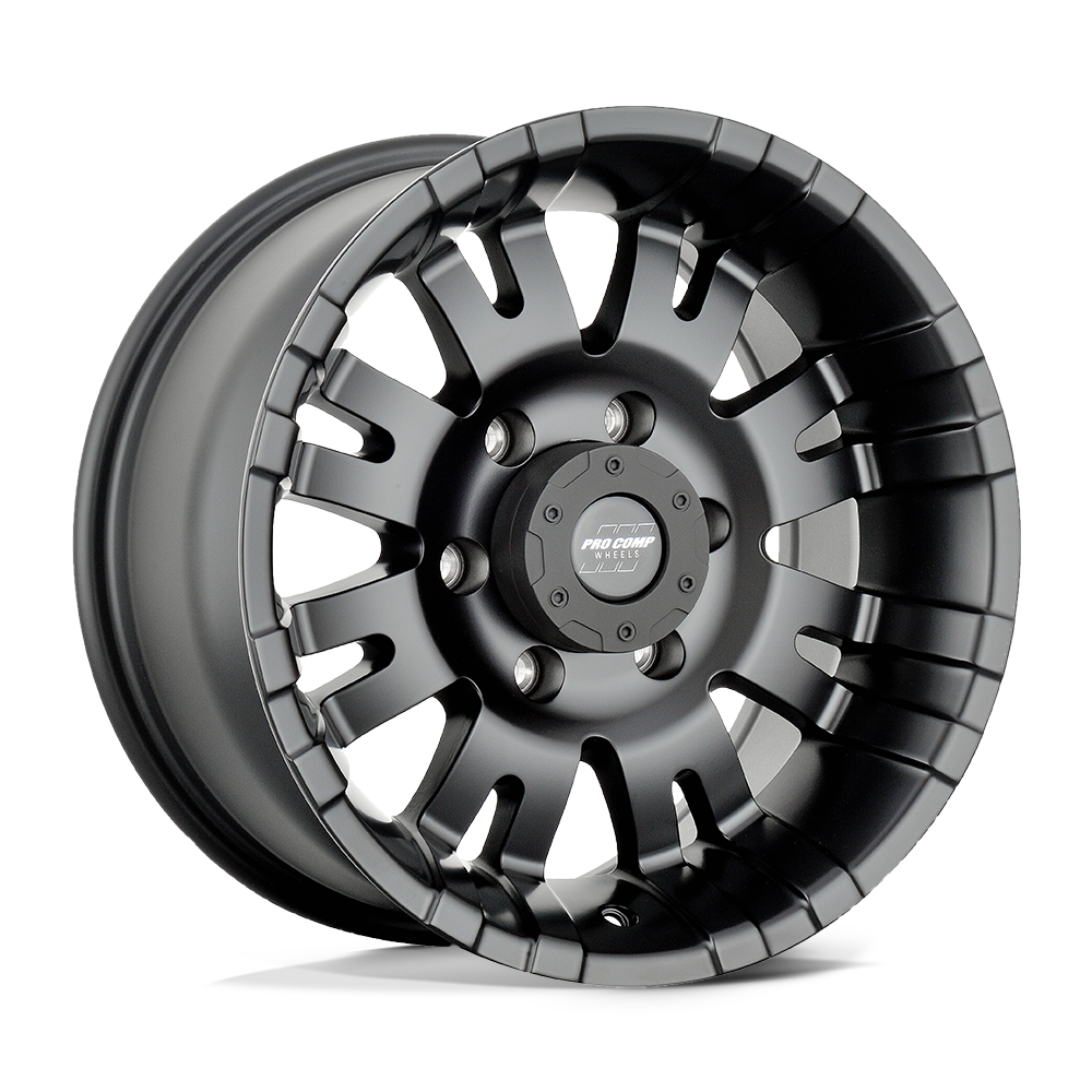 PXA5001-6882 - Pro Comp PA01 Raven 16X8 8X165.1 0mm Satin Black - Pro Comp Wheels Canada