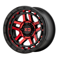 Load image into Gallery viewer, XD14078568918 - XD XD140 Recon 17X8.5 6X139.7  18mm Black &amp; Red - DLHW Wheels Canada